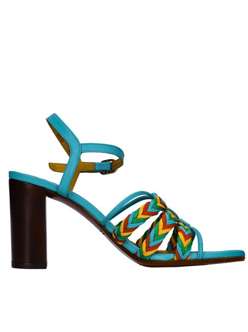 Sandali in pelle CHIE MIHARA | BARI WOVENAZZURRO-MULTICOLOR